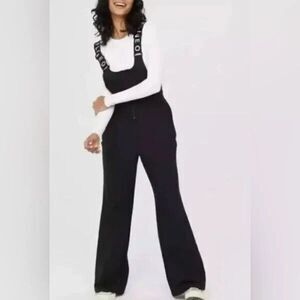 Aerie Offline Womens Chillside Collection Black Ski Snowboard Pant Overalls SZ M